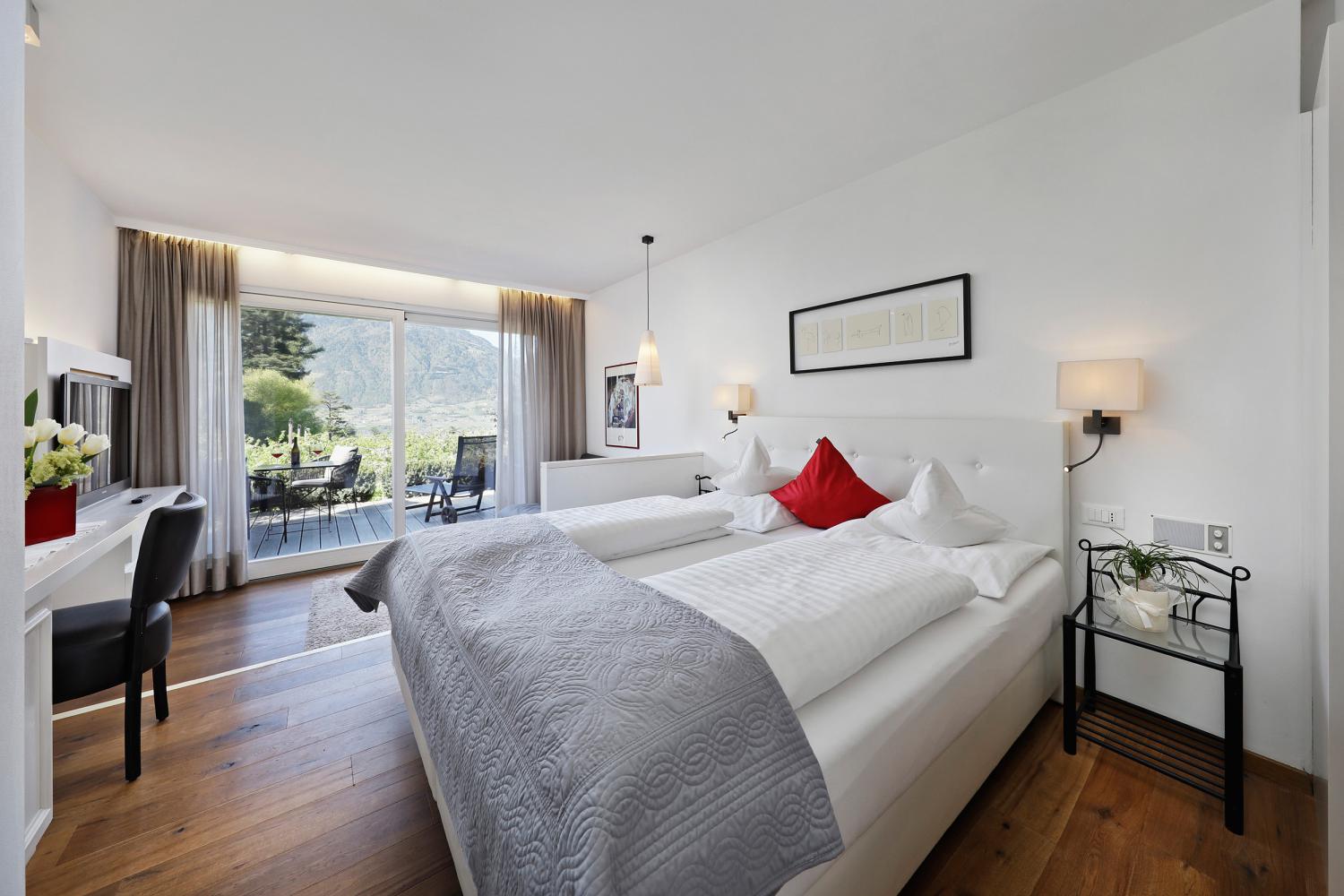 Schlafzimmer – Gartensuite Markise