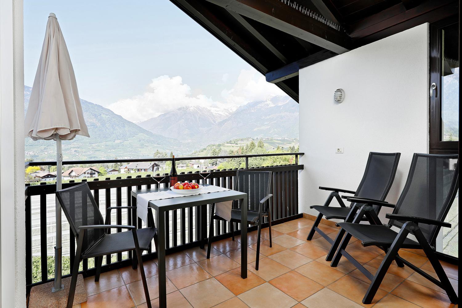 Balcone a sud