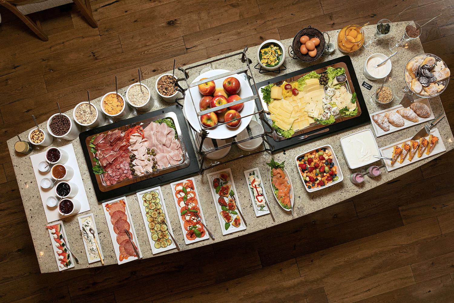 Merano Vitae Frühstücksbuffet